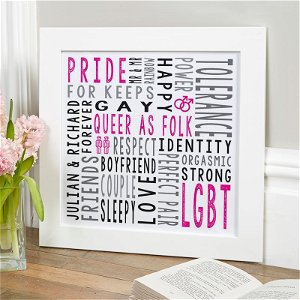 gay gift ideas customer wall art picture
