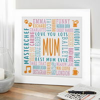 Personalised Word Pictures | Create a Unique Gift