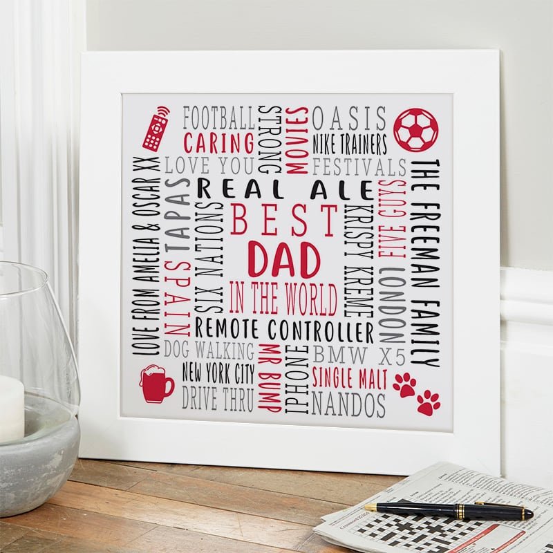 dad picture personalised text