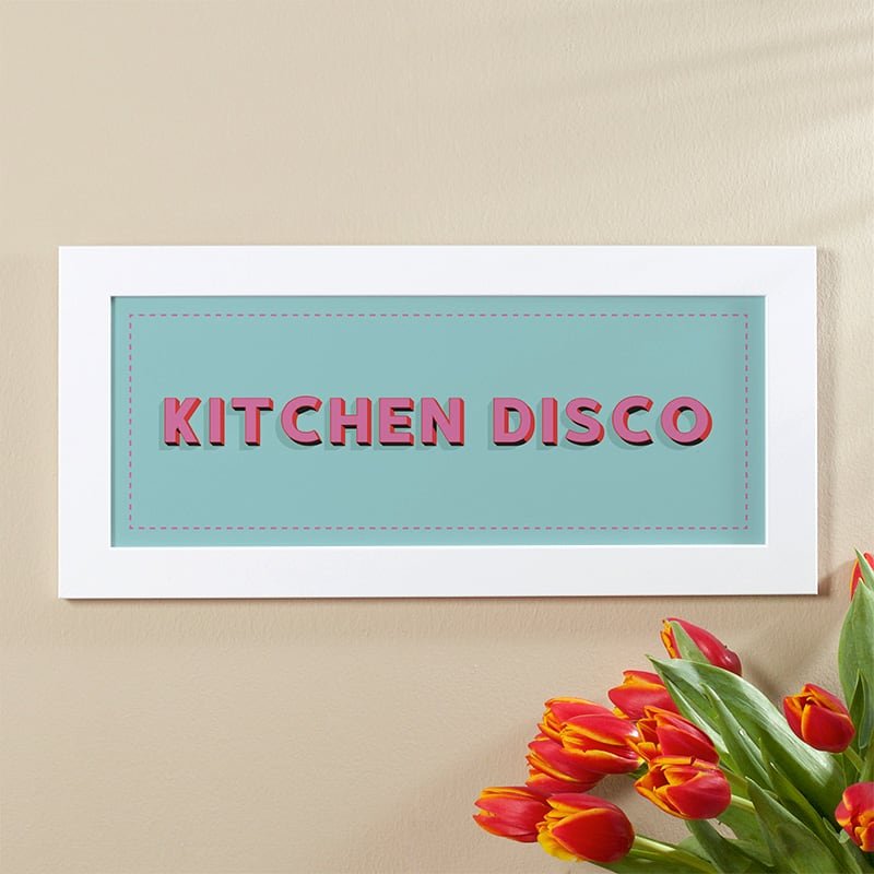 kitchen disco sign for home