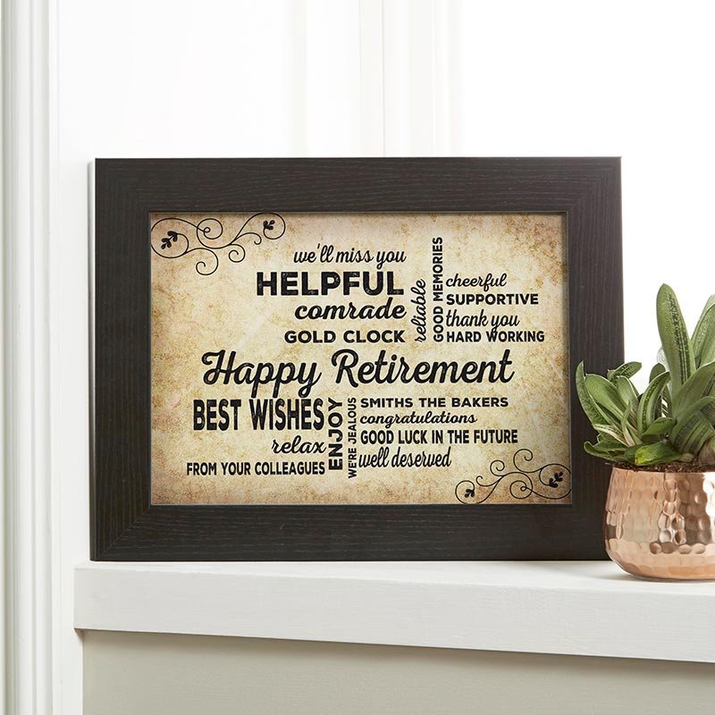 Doctor Dr Retirement Leaving Promotion PhD Personalised Word Art Gift Print