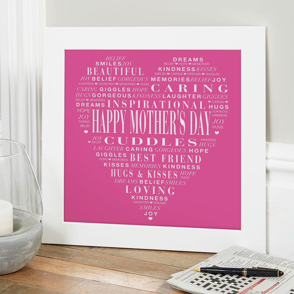 mum gift for mothers day framed print