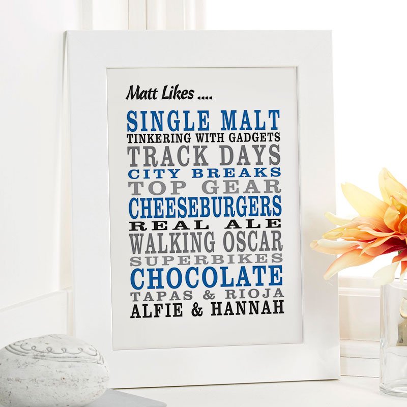 personalised present for mens birthday