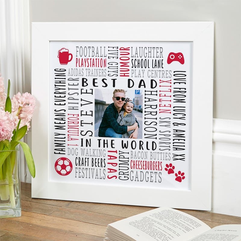 gifts for him bespoke photo pictures with text