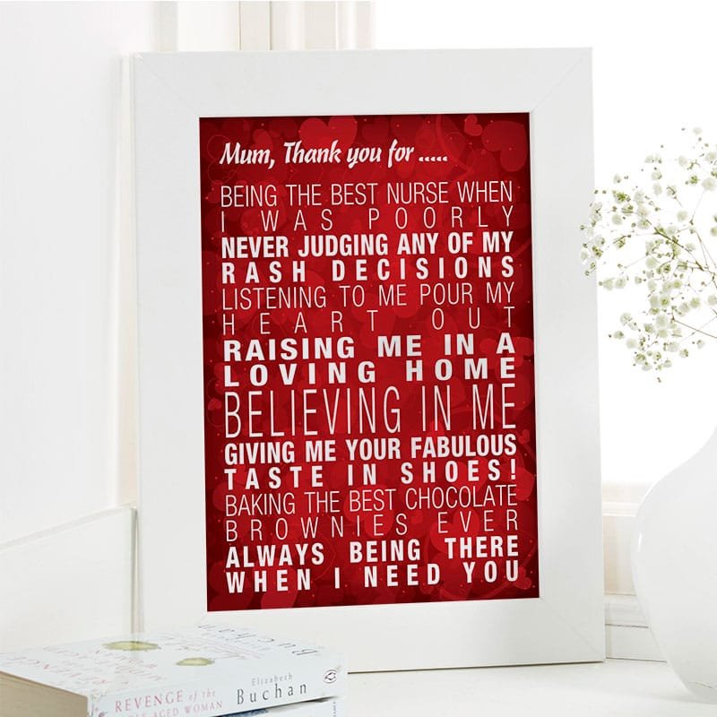 mothers day unique gift words