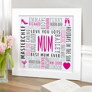 Personalised Word Pictures | Create a Unique Gift