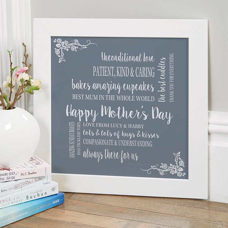 mothering sunday word picture gift