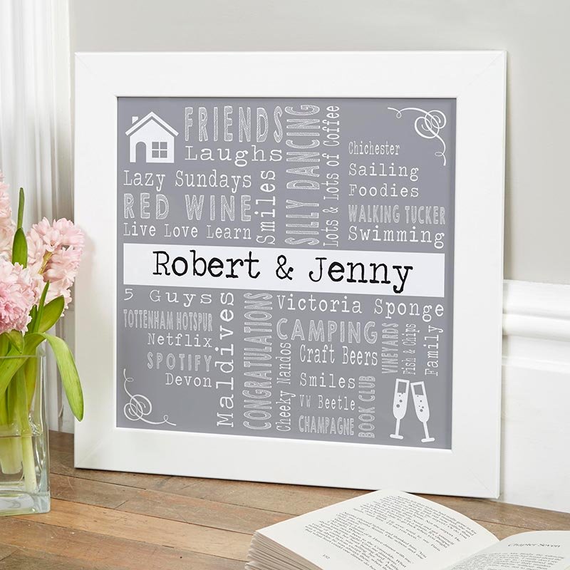 personalised prints word art picture