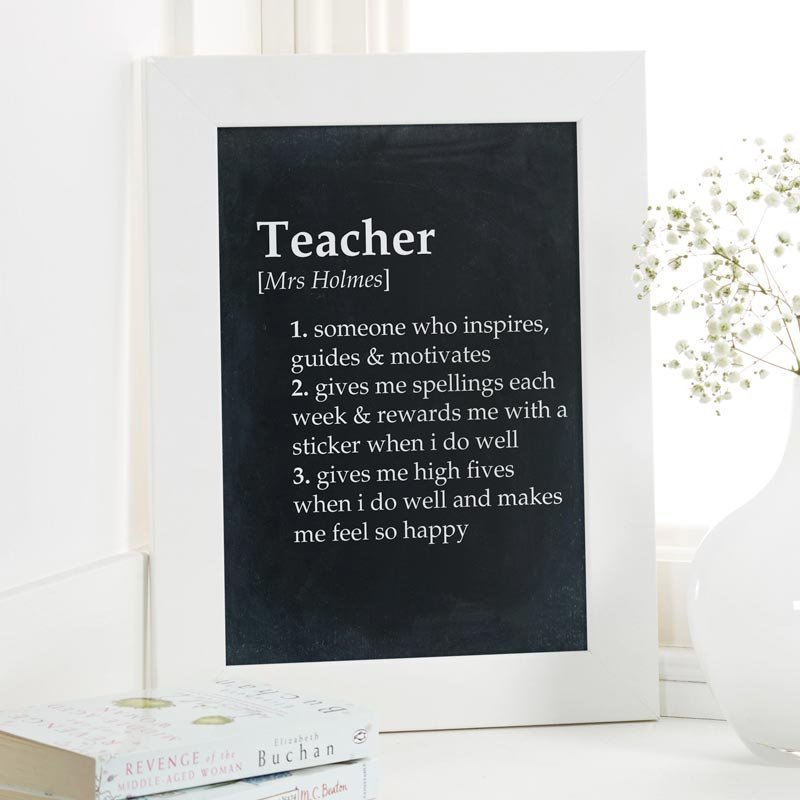 personalised teacher gift end of year