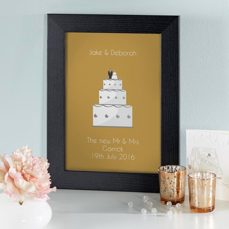 wedding gift framed print
