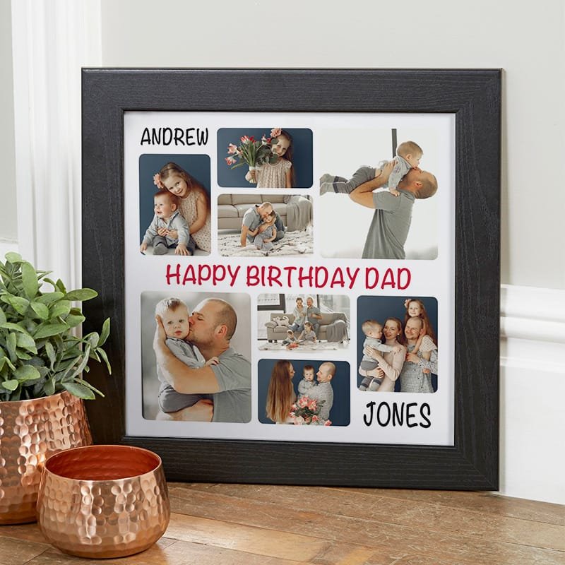 dad gift idea photo montage picture wall art