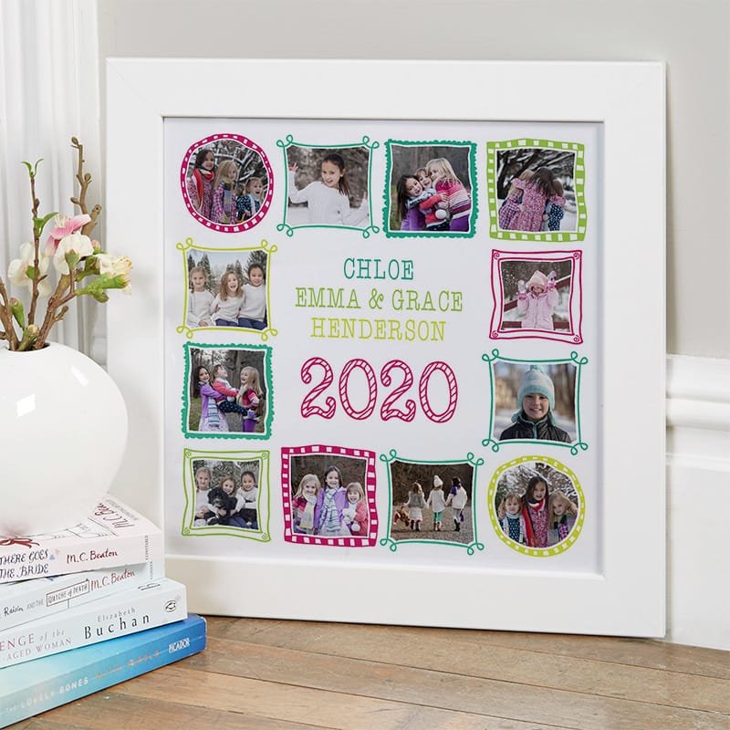 personalised photo wall art for children