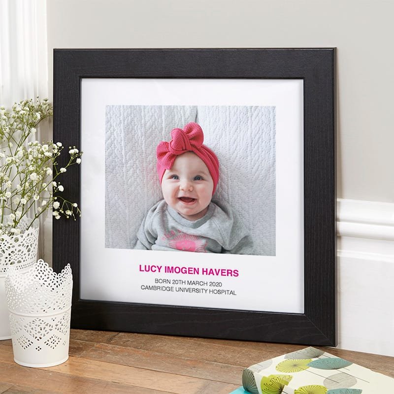 personalised baby photo picture