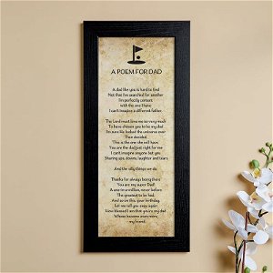 personalised poetry picture gift