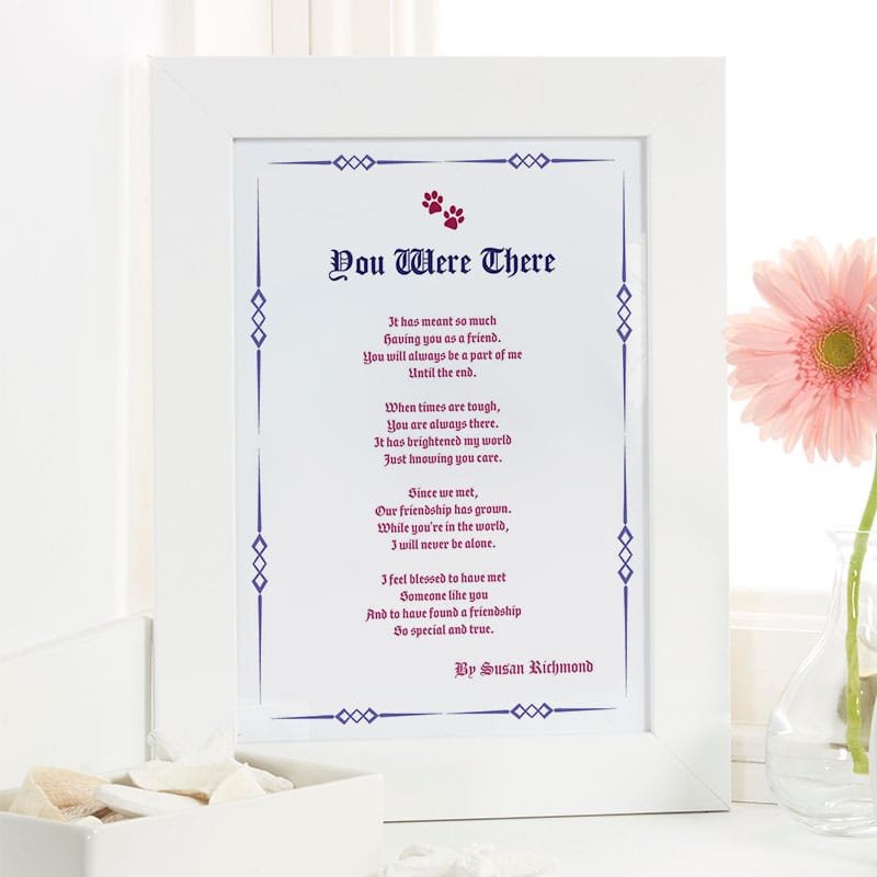 poem gift personalised picture