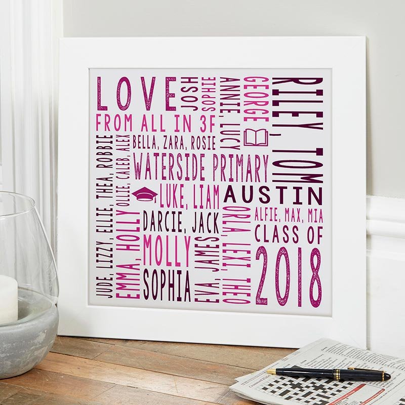 teacher gift ideas from class personalised