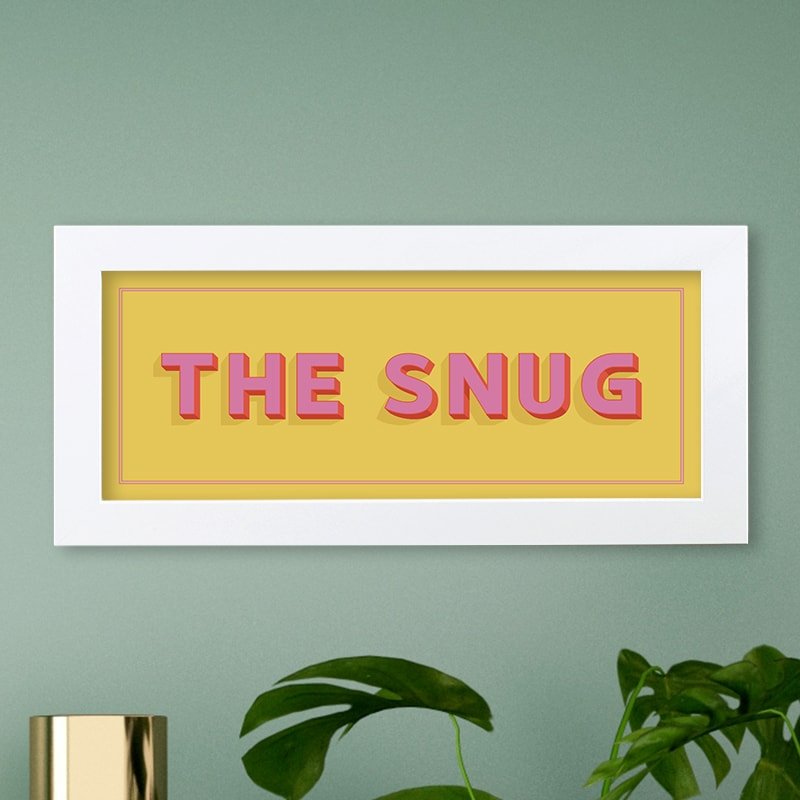 the snug wall art print