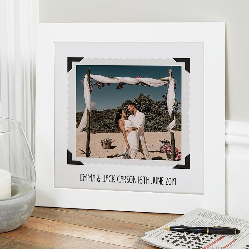 photo gift for wedding anniversary framed picture