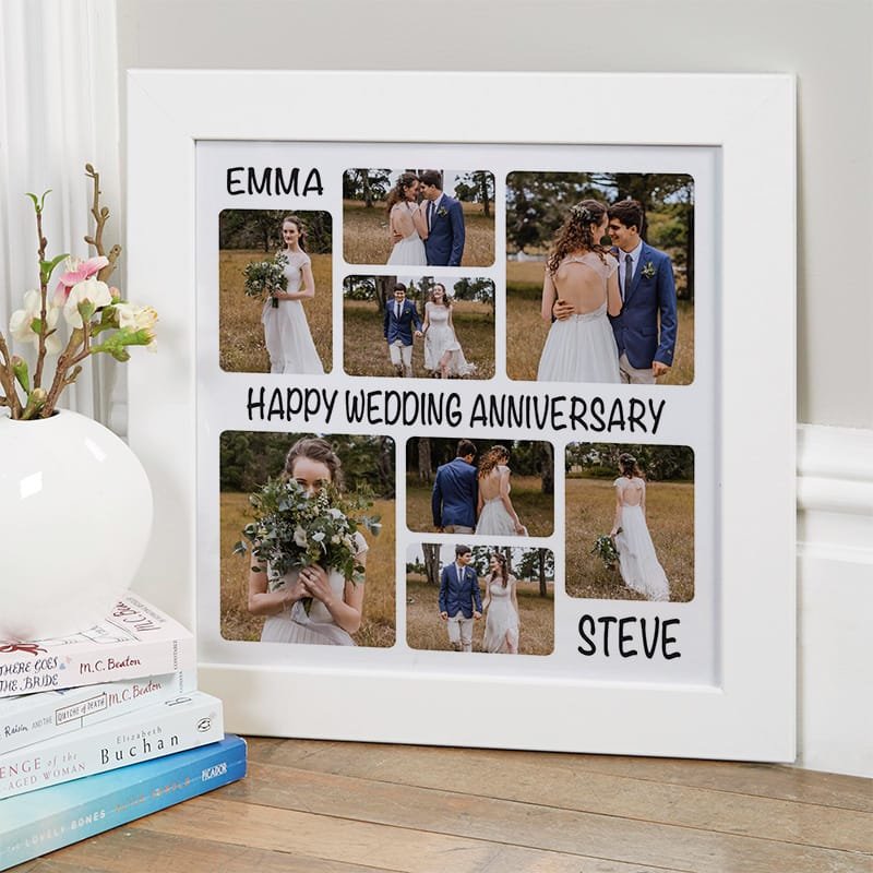 wedding photo collage gift wall art