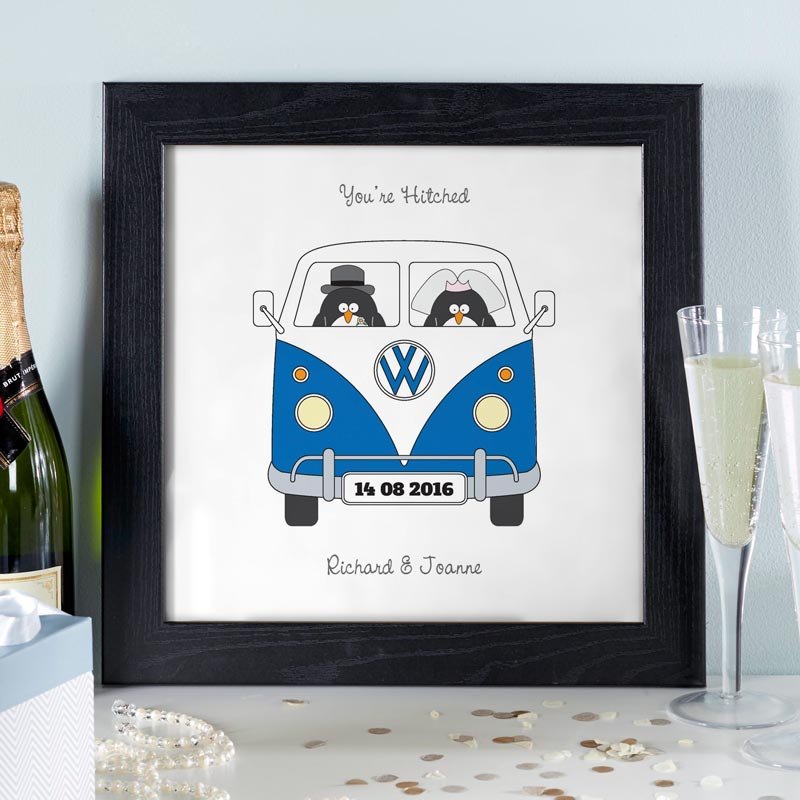 personalised wedding gift couples print