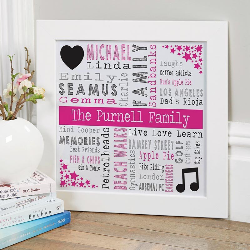 word art picture print
